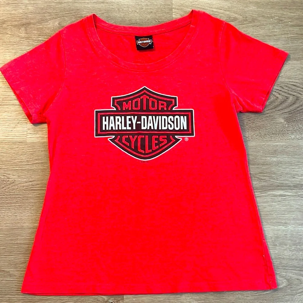 Women’s Harley Davidson Tee | Medium | Orange - Picture 1 of 7